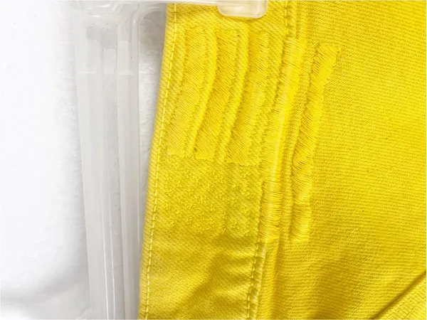 Revice Denim Venus Flare Star Golden Yellow High Rise Jeans Size 30 Boho Retro Casual - Image 6