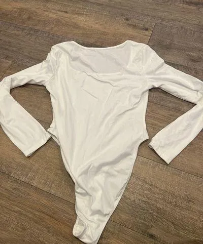 SheIn White bodysuit - Image 2