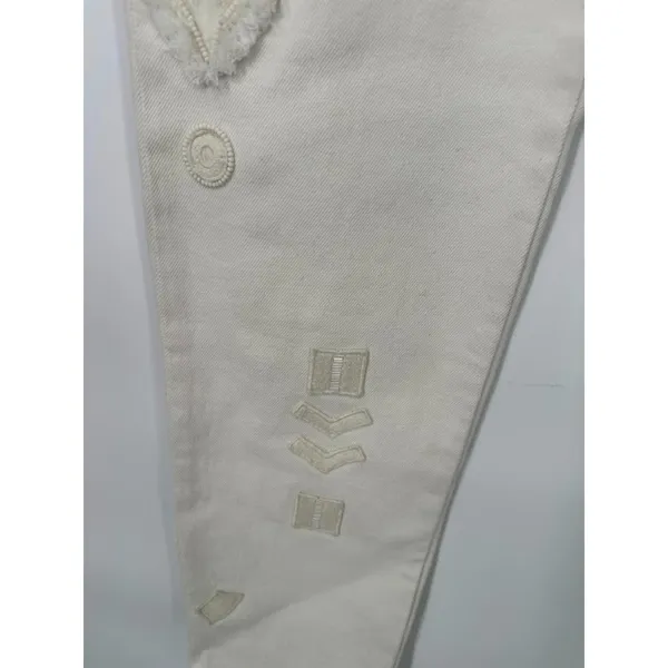 POLO RALPH LAUREN White Womens 27 Callen‎ HR Slim Jeans Aztec Boho Southwest - Image 6