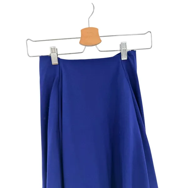 Winser London Miracle Ponte Full A-Line Midi Skirt Cobalt Blue UK 6 US 2 - Image 2