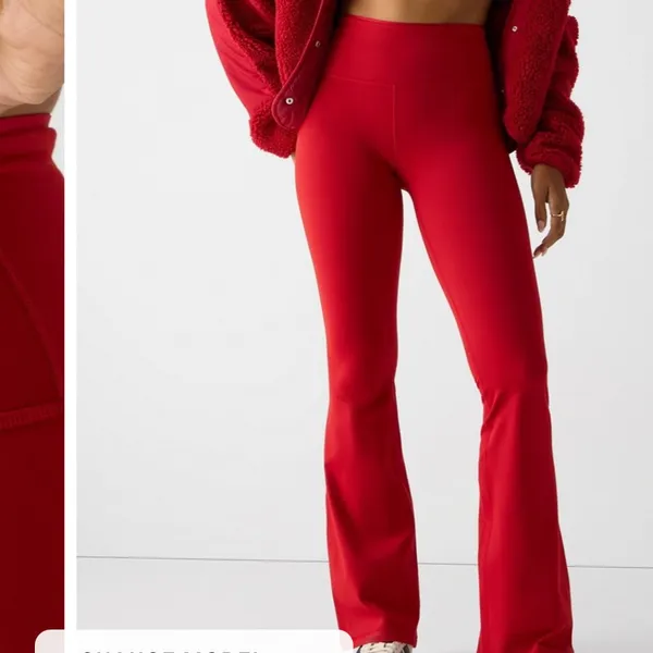 ❤️Fabletics  Red wide leg legging - Image 2