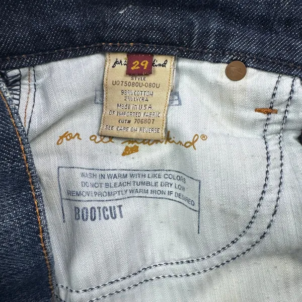 7 For All Mankind Denim Jeans Bootcut Women's 29 - Image 9
