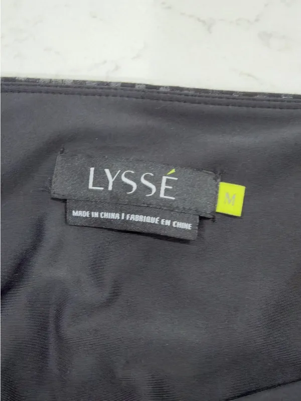 Lysse Black Plaid High-Rise Stretch Leggings - Image 5