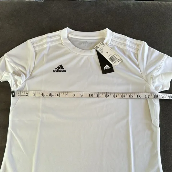 Adidas Women’s Short Sleeve White Top Climacool Size M NWT - Image 6