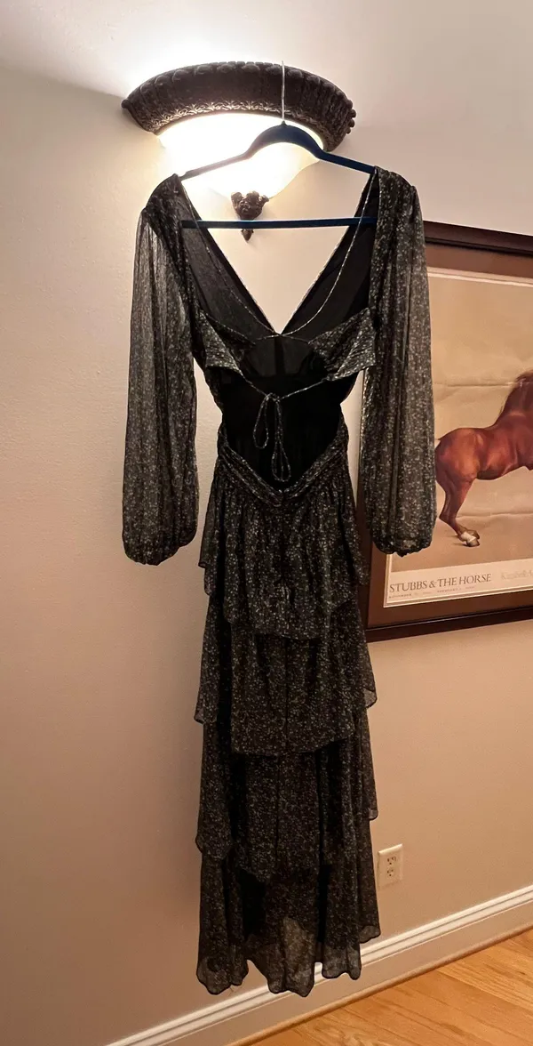 ASTR Black maxi dress - Image 2