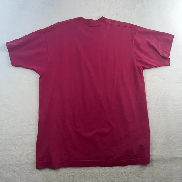 Source Unknown 90s‎ Vintage L Large Colorado Graphic T-Shirt Tee Pink Single Stitch Crew Neck - Image 10