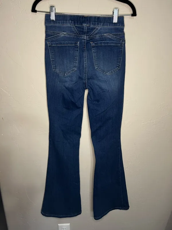 Altar'd State Flare Pull‎ On Boho Denim Jeans - Image 8