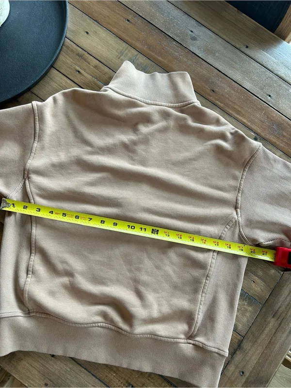 Vuori Sedona Half Zip Fleece Sweatshirt Brown XS - Image 10
