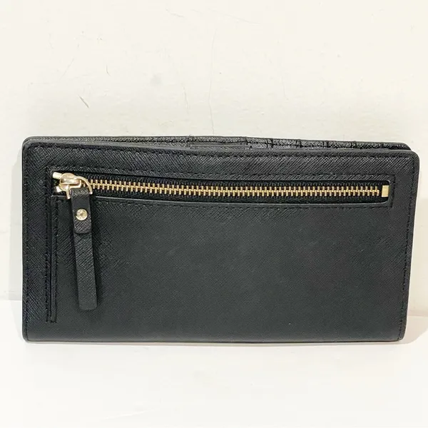 Kate‎ Spade Stacy Women's Black Saffiano leather wallet Snap Closure Multi Card - Image 5