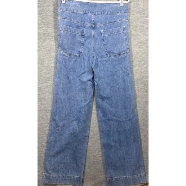 Rag & Bone Womens Jeans 25 Massive Crystal Wash High Rise‎ Wide Leg - Image 3