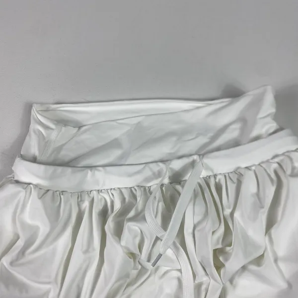 GOLDHINGE Skort Womens Small‎ White Athletic Drawstring Waist Built In Shorts - Image 6