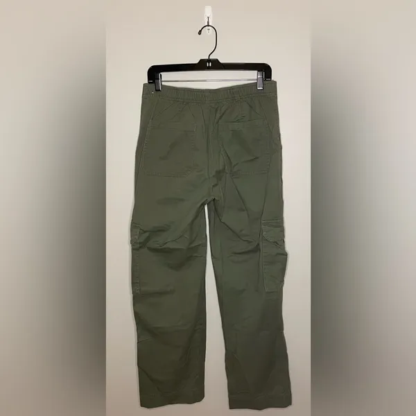 Abercrombie & Fitch Relaxed Cargo Pants, Army Green, Size 29, EUC - Image 6