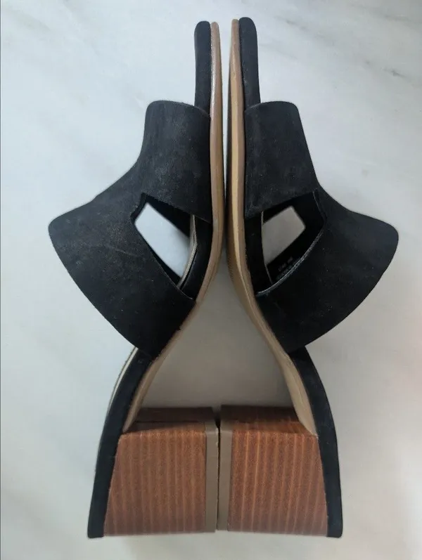 Steve Madden Fuiji Block Heel Mule Sandals Black 6.5 - Image 4