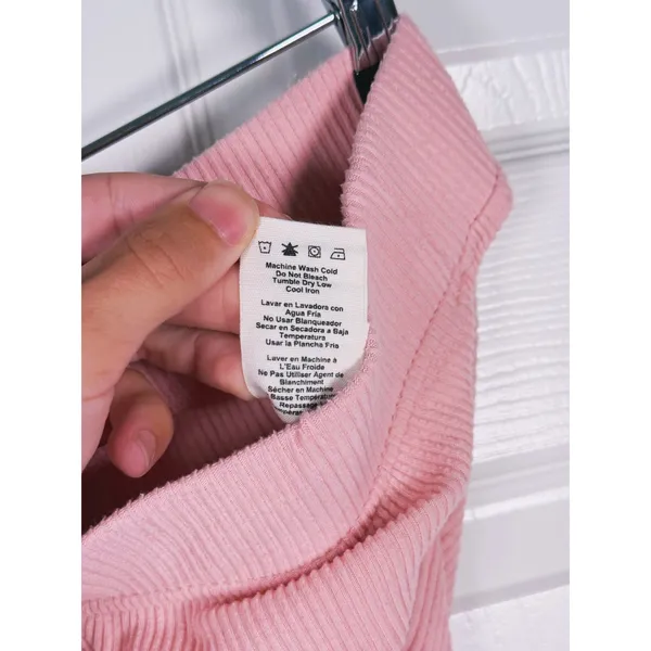 UGG Womens Kylo Brushed Rib Knit Jogger Sweatpants Size S Pink Lounge Cozy Soft - Image 11