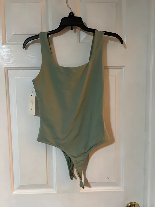 Francesca's New with Tags Green Bodysuit - Image 5