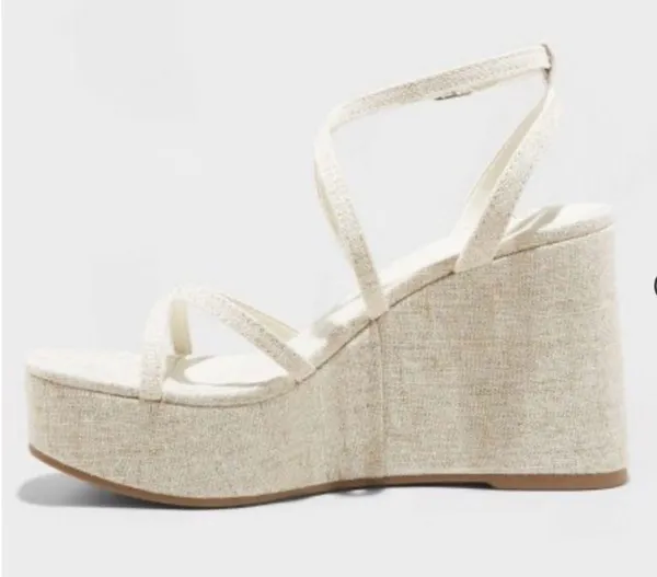 Wild Fable Ronnie Strappy Platform Wedge Heel Memory Foam Insole New size 11 - Image 7