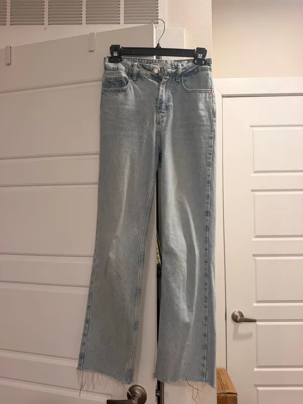 ZARA Jeans Straight-Leg Light Wash - Image 2