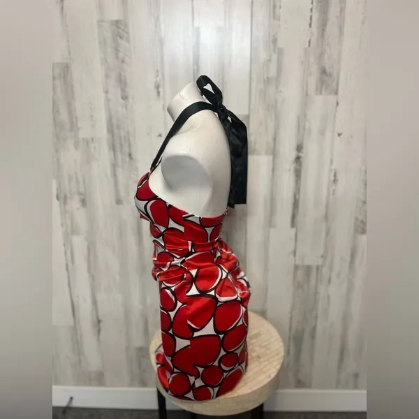 Donna Ricco Black and red dress size 2P - Image 3