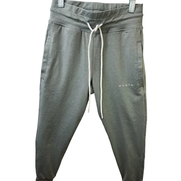 NVGTN Womens Signature‎ Joggers Heather Gray High Waisted Athletic Pants XS - Image 4