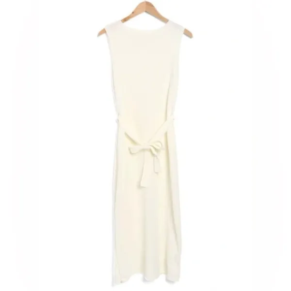 StitchDrop NWT Nantucket Sleeveless Knit Sweater Dress Optic White Size XL - Image 2