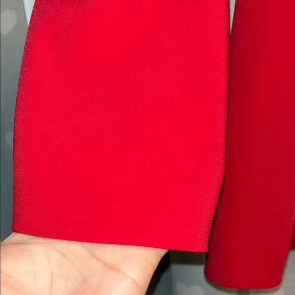 Vintage Worth Size 8 Red Women's Blazer - Image 6