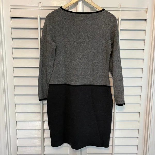 Lauren Ralph‎ Lauren Gray Dress Size Medium - Image 2