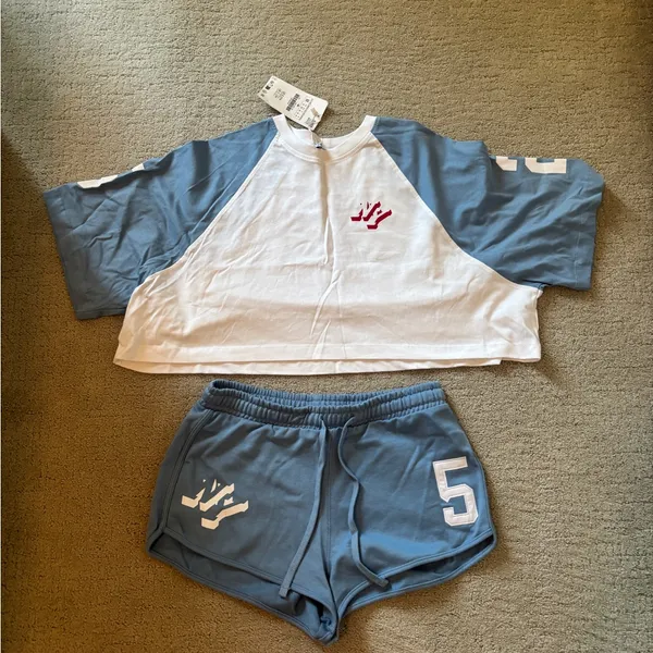 Zara Crop top and short Set - Image 3