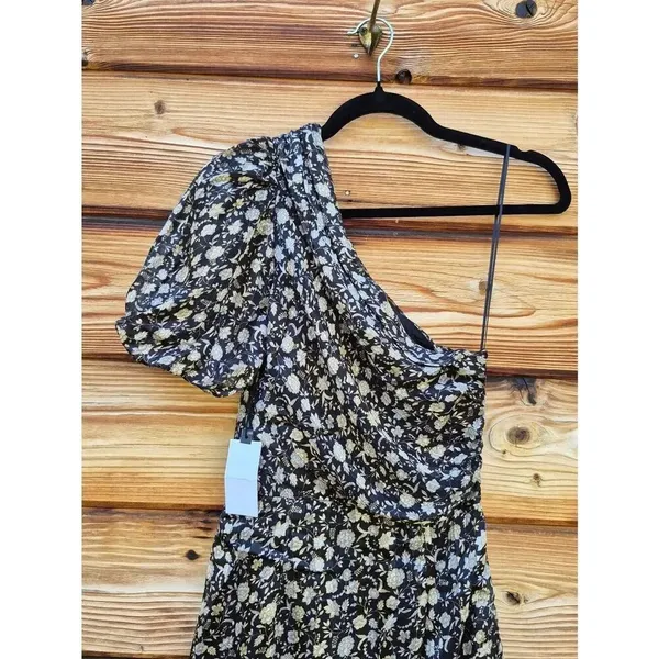 NWT ASTR Santorini Black One Shoulder Dress Size XS - Image 11