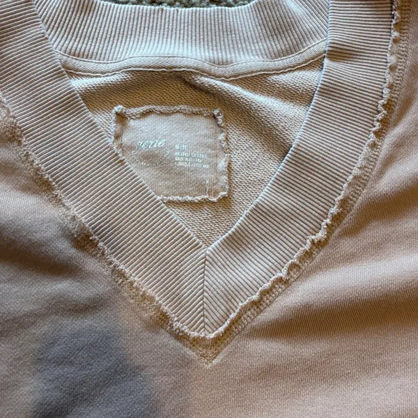 Aerie Tan Oversized Sweatshirt Size M - Image 3