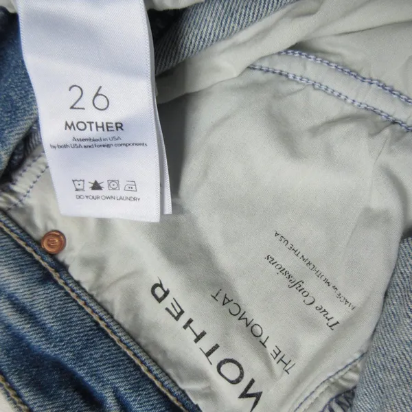 NWT Mother Superior Tomcat in True Confessions High Rise Destroyed Jeans 26 - Image 7