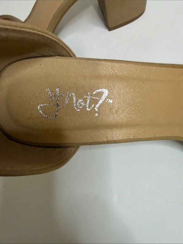 Women’s Tan Block Heel Ankle - Image 5