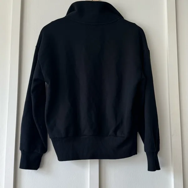 A New Day Black Quarter-Zip Women’s Sweatshirt Medium - Image 3