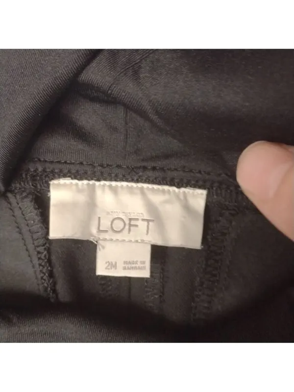 LOFT Loft black dress maternity pants size 2M - Image 2