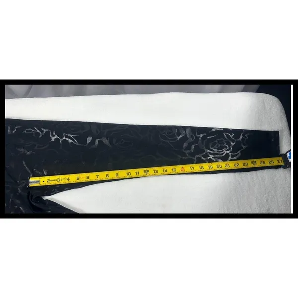 Fabletics Salar SuperHold Leggings Womens Medium Black Floral‎ Activewear - Image 5