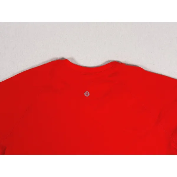 Lululemon Swiftly Tech Cropped Tee 2.0 Size 10 Red Running Training Gyn Fitness - Image 6