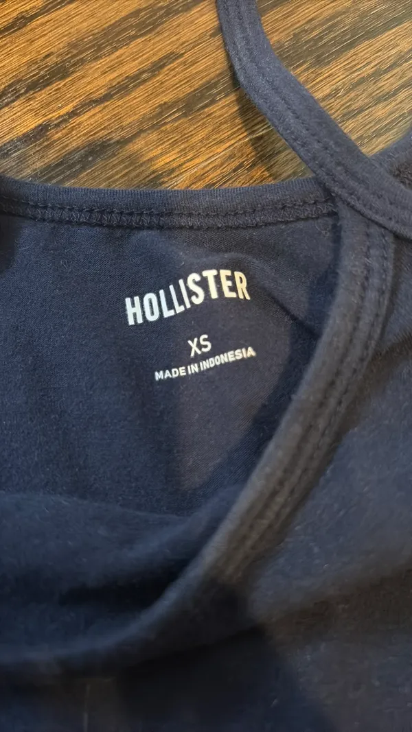 Hollister Navy Tank Top - Image 2