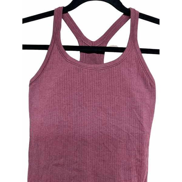 Lululemon Ebb to Street Tank Top Burgundy Women's Size‎ 4 - Image 3