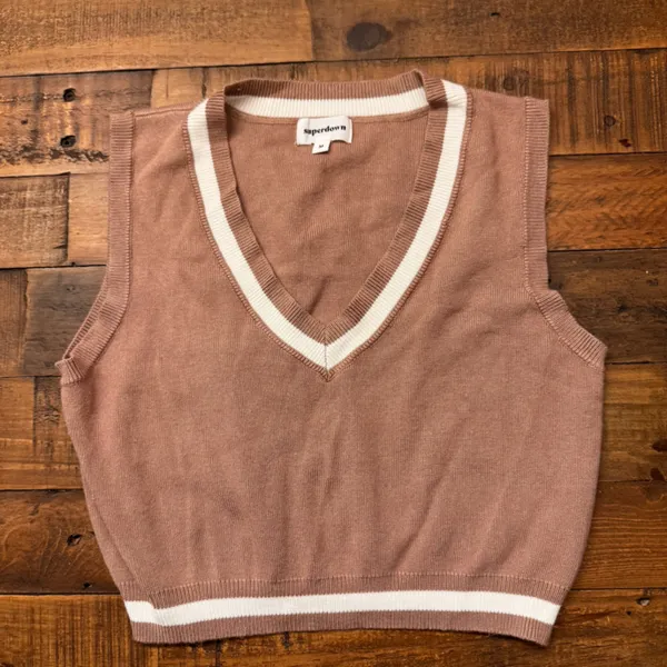 SUPERDOWN Bonnie‎ Varsity Sweater Vest - Image 2