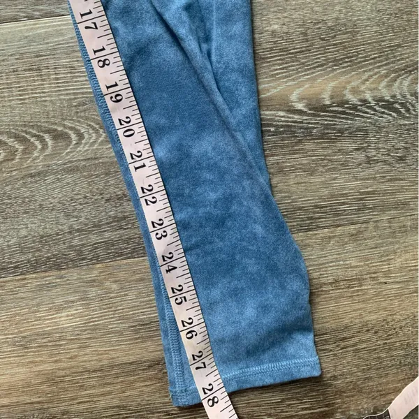 Alo Tie Dye Blue High-Waisted Leggings M - Image 5