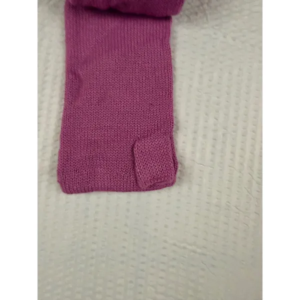 Nike Knit Gauntlet Purple Cable Knit Arm Warmers Fingerless Gloves One Size NWT - Image 3