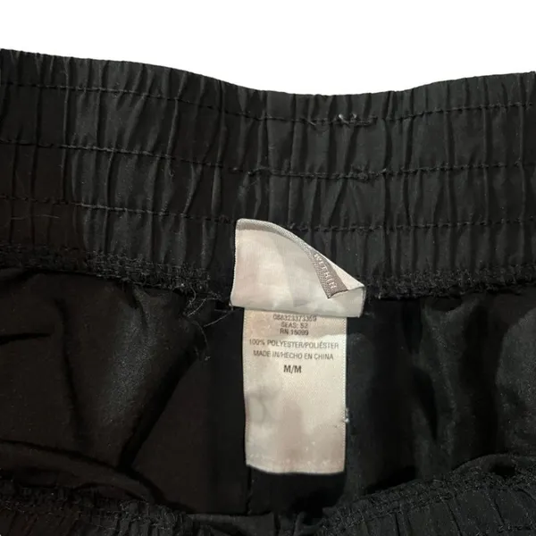 Everlast Women's Boxing Training Shorts Black‎ Blue/White Stripe Size Medium - Image 3