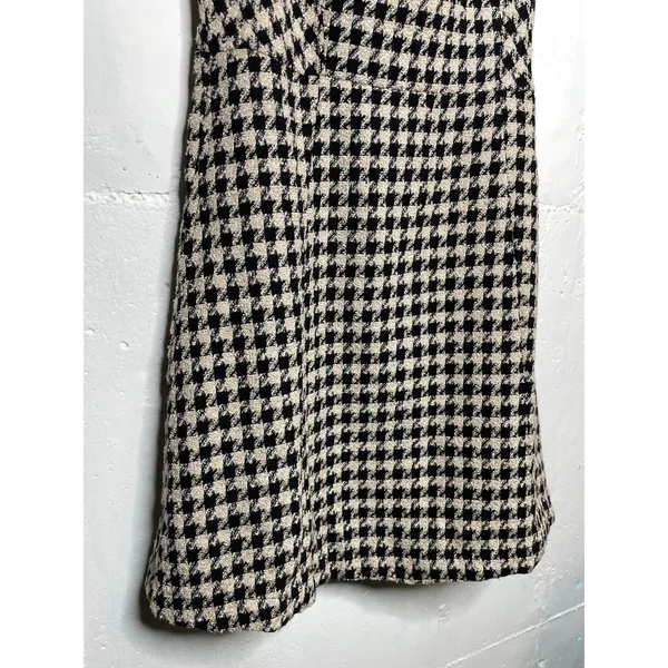 NEW Boutique Brand KORI Houndstooth Mini Dress Size Medium Sleeveless - Image 3