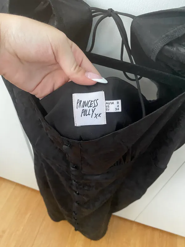 Princess Polly Black Mini Dress - Image 2