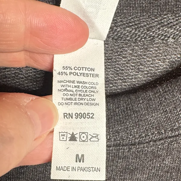 NWT Independent Trading Company Gray Volleyball USA Sweatshirt Size Medium - Image 4