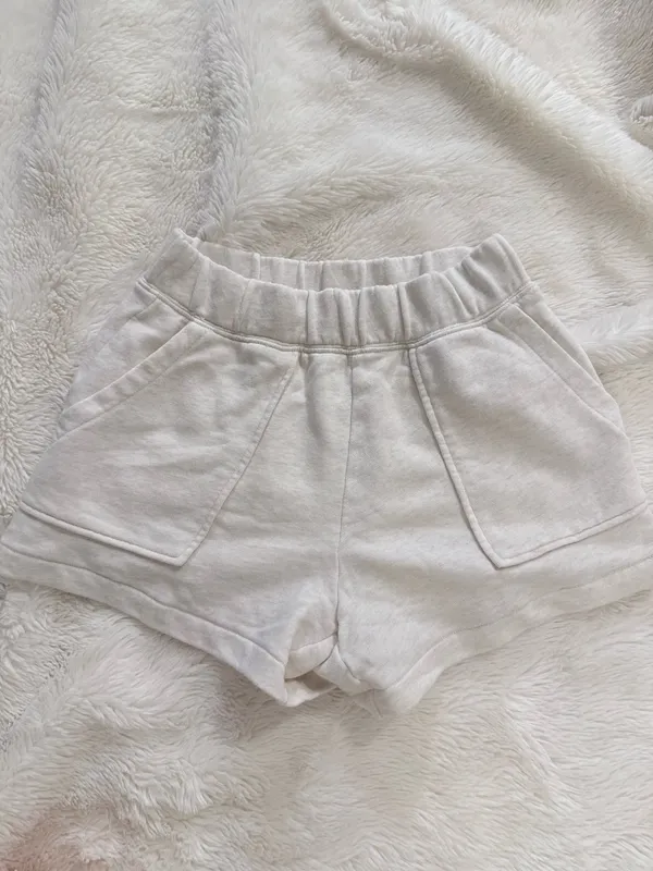 aerie go to fleece shorts - Image 2