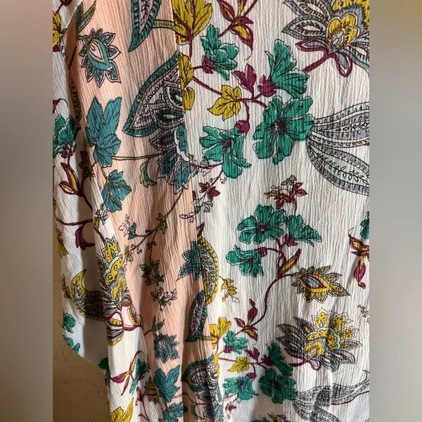 Daytrip Pink and Gold 3/4 Sleeve Boxy Blouse - Image 12