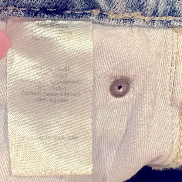 Weworewhat High Rise Slit Hem Denim Light Wash Blue Jeans 25 - Image 9