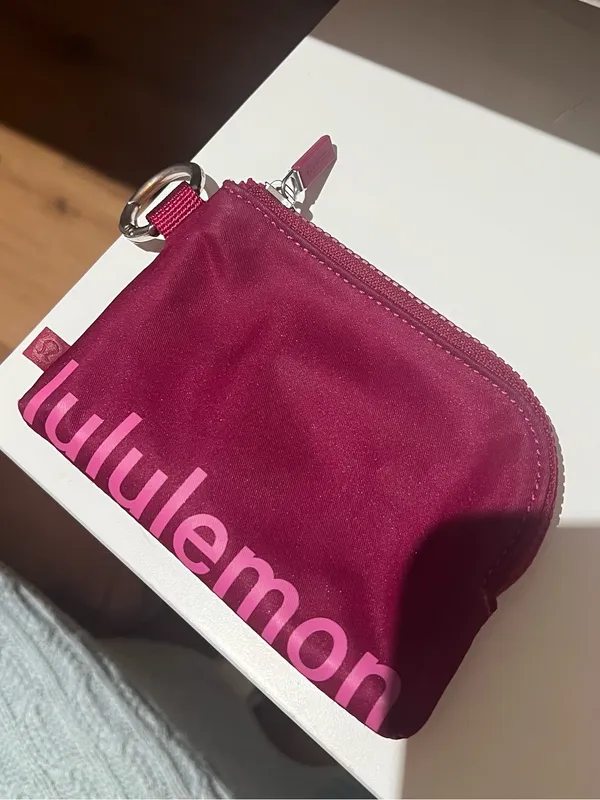 lululemon athletica Hot Pink Clippable Card Pouch - Image 3