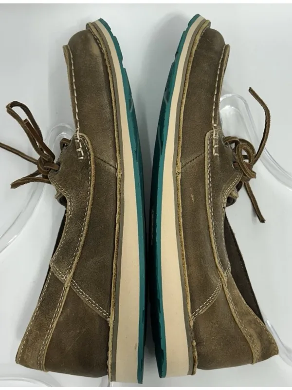 NEW Ariat Women’s Cruiser Castaway Shoes Sz 9.5 B Brown Leather Lace Up Moc Toe - Image 6
