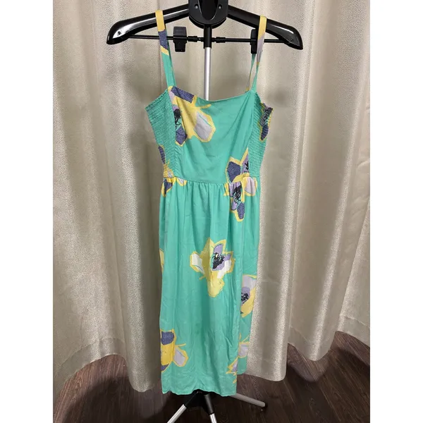 Anthropologie Corey Lynn Calter Floral Midi Dress - Mint Green -‎ XS - Image 3